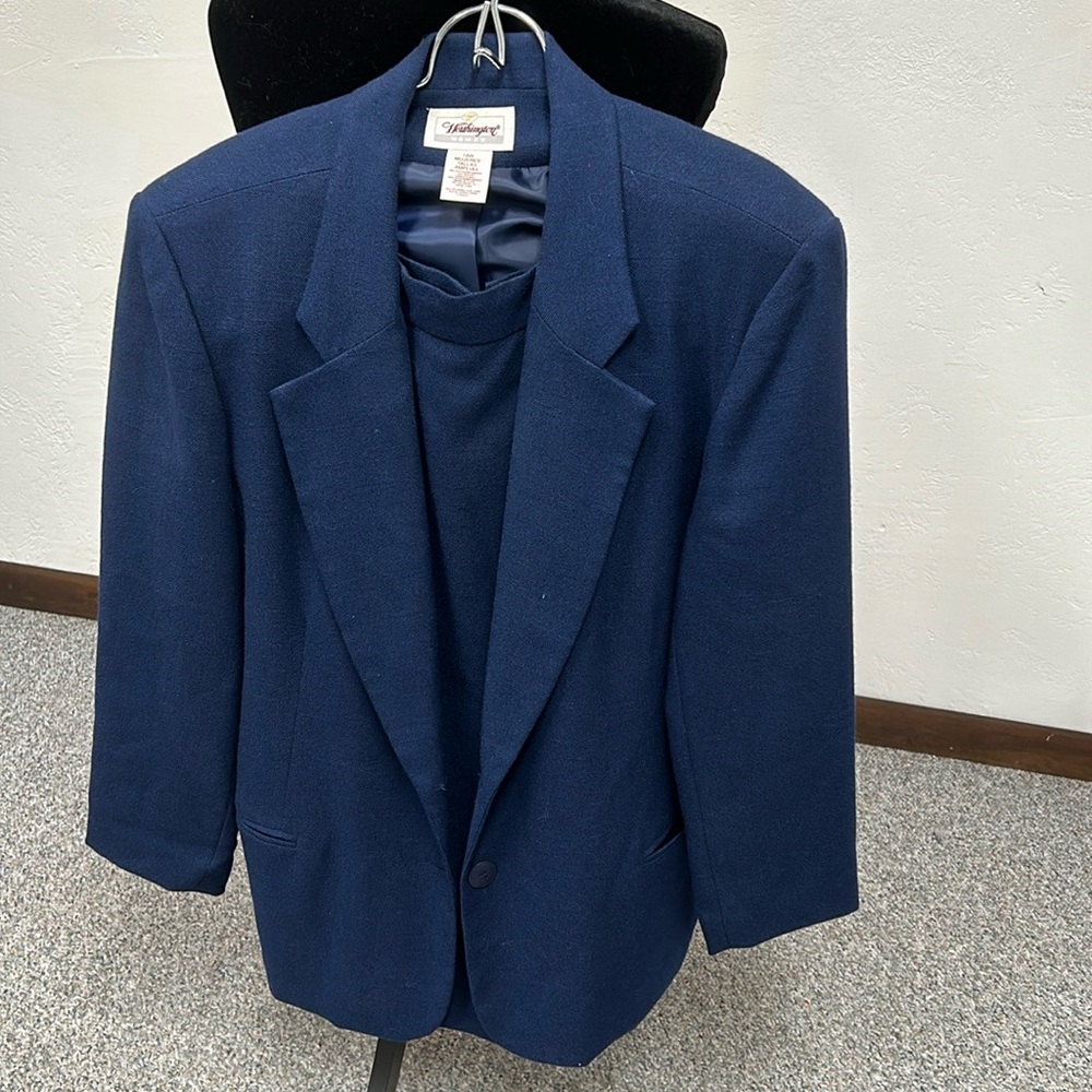Worthington blue suit size 18W